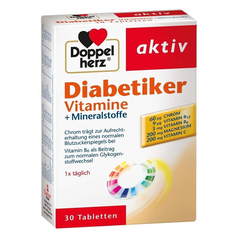 Aktiv Diabetiker Vitamine + Mineralstoffe – 30 Tableta – Klik Apoteka